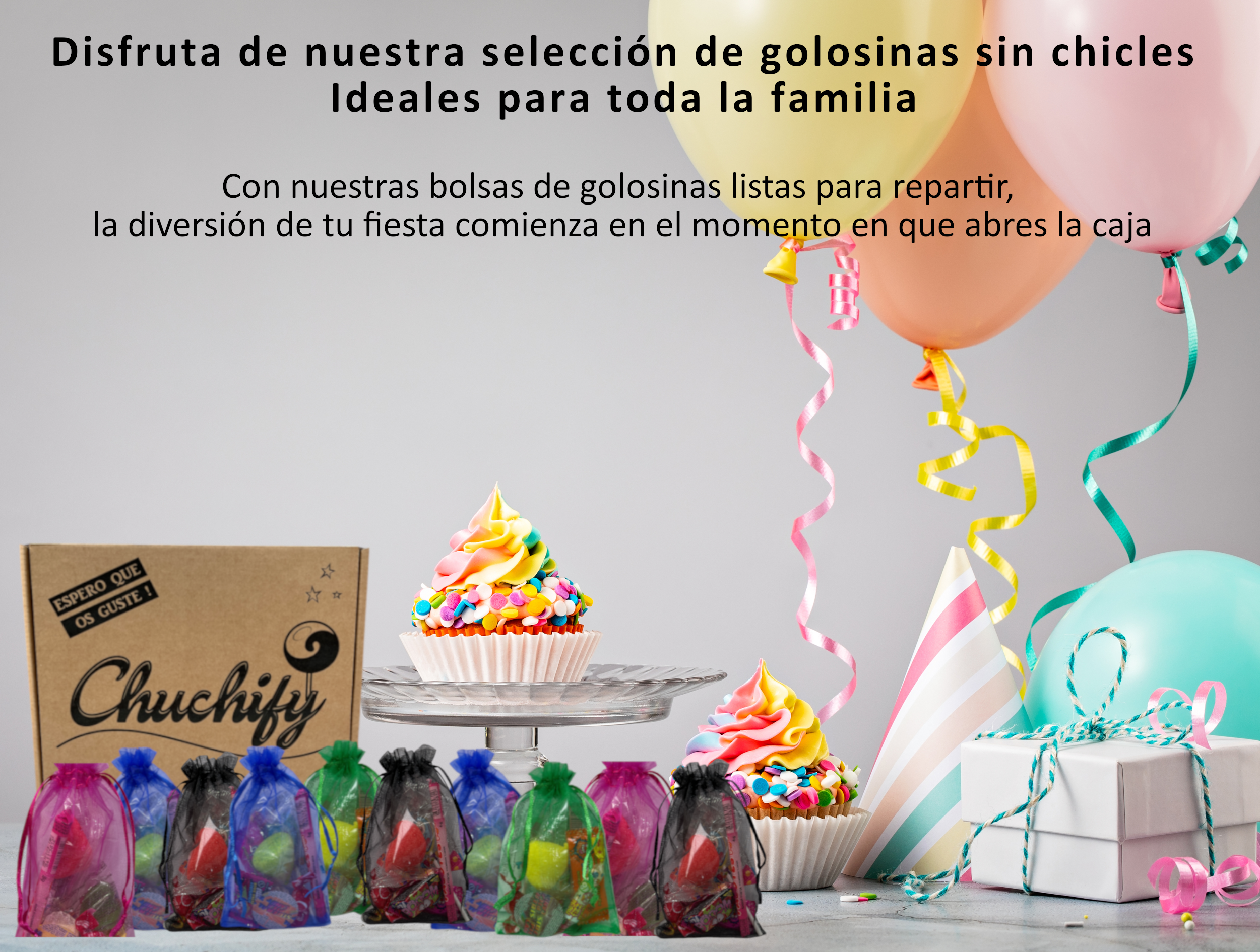 bolsas-de-golosinas-cucuruchos-conos-cumpleaños-niños-niñas-personalizados- chuches-buenas-dulces-chocolates-bombones-economicos-baratos-envio-domicilio-tienda-madrid-sin-gluten-variadas  –